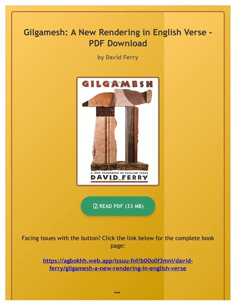 Gilgamesh.A.New.Rendering.in.English.Verse Ebook Epub