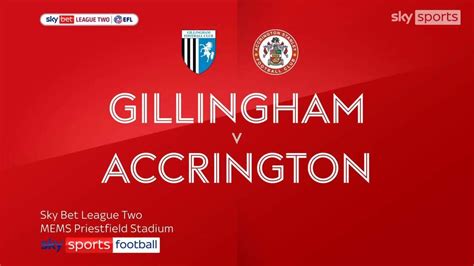 Gillingham vs Accrington Stanley: A Battle for Points in League One