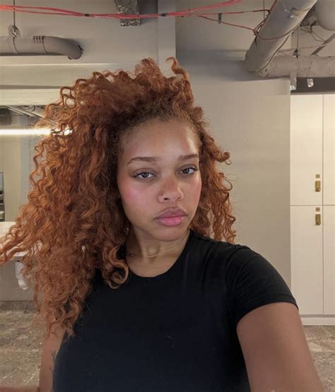 Ginger Curly Hair Care Routine