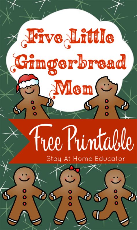 Gingerbread Men Printable