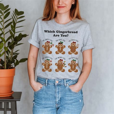 Gingerbread Shirt Women: Savor the Sweetness of the Season