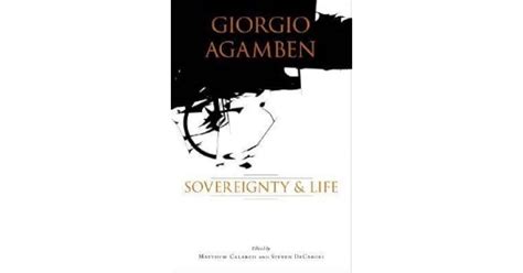 Giorgio Agamben Sovereignty and Life PDF
