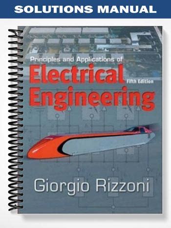 Giorgio Rizzoni Solutions Manual Kindle Editon