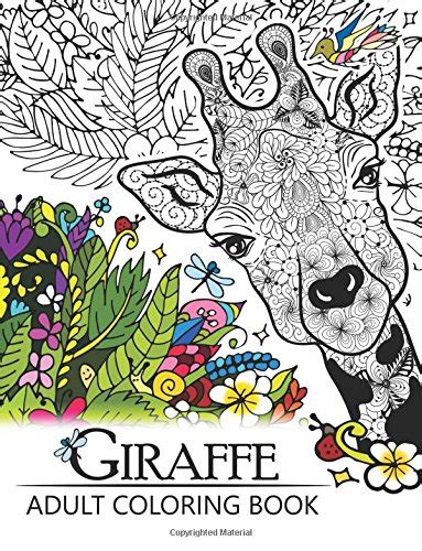 Giraffe Adult Coloring Book Designs with Henna Paisley and Mandala Style Patterns Animal Coloring Books Doc