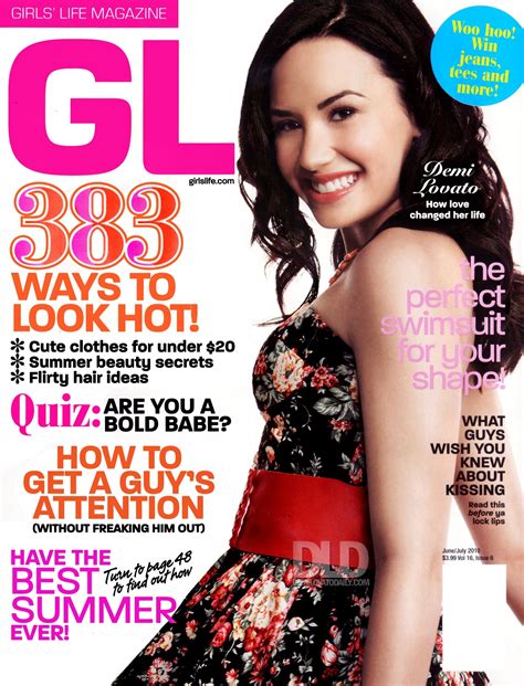 Girls Life American teen magazine June 2010 Demi Lovato cover Doc