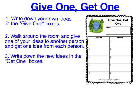 Give One Get One Template