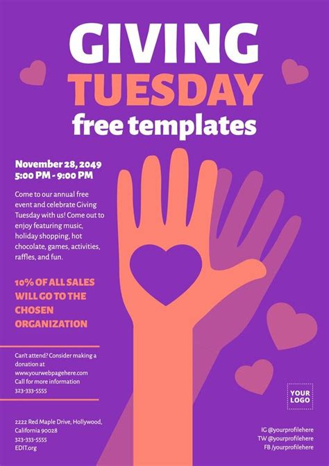 Giving Tuesday Templates