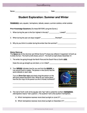 Gizmo Answer Key For Summer And Winter Kindle Editon