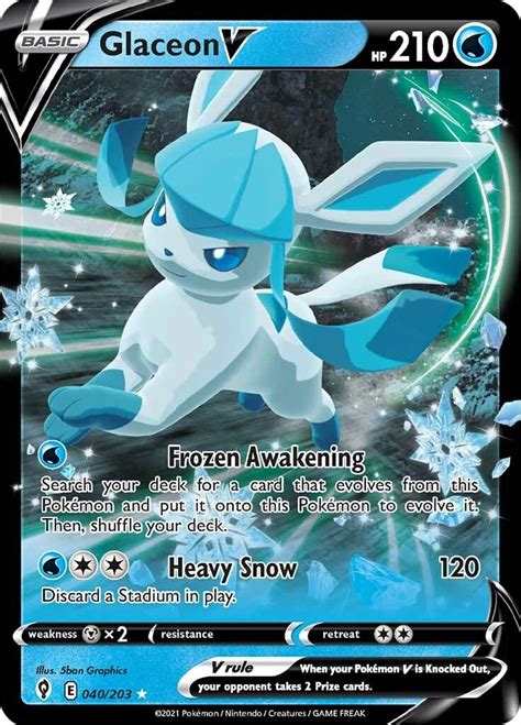 Glaceon Card: The Shimmering Ice-Type Pokémon