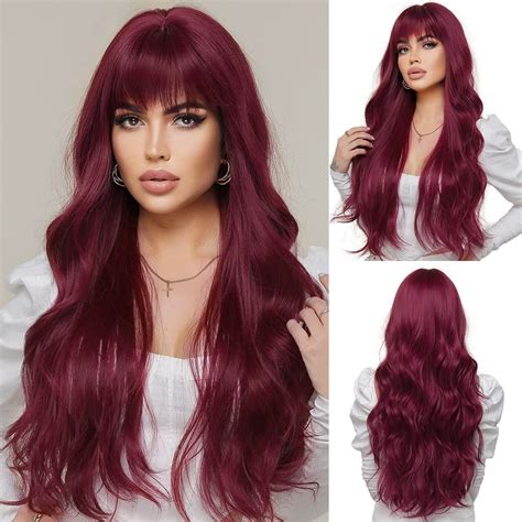 Glamorous 24: Wavy Red Wigs in 2025: Natural VS Synthetic