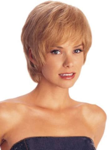 Glamorous Auburn Straight Short Synthetic Wigs