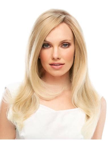 Glamorous Blonde Lace Front Remy Human Hair Long Wigs