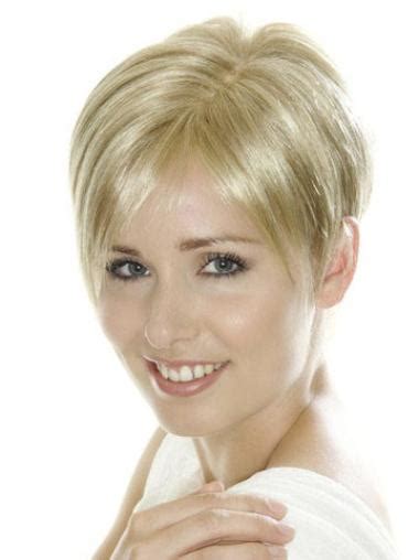 Glamorous Lace Front Boycuts Blonde Short Wigs