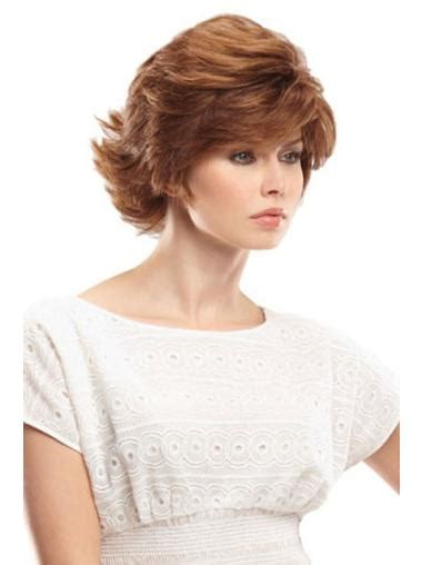 Glamorous Monofilament Wavy Short Classic Wigs: VS 2025