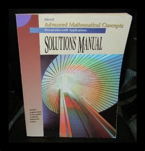 Glencoe Advanced Mathematical Concepts Solutions PDF