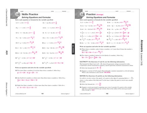 Glencoe Algebra 2 Extra Practice Answer Key Reader