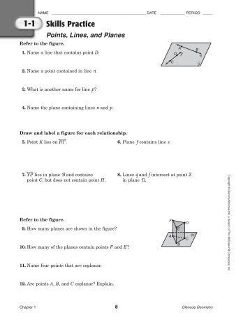 Glencoe Geometry Homework Practice Workbook Answer Key PDF Doc