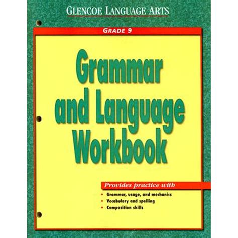 Glencoe Language Arts Grade 9 Grammar And Workbook Answers PDF