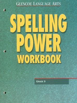 Glencoe Language Arts Spelling Power Workbook Grade 9 2nd Edition Kindle Editon