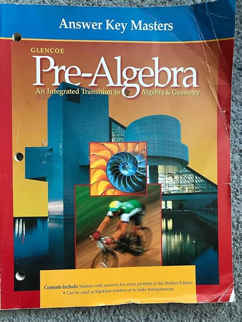 Glencoe Pre Algebra Answer Key PDF