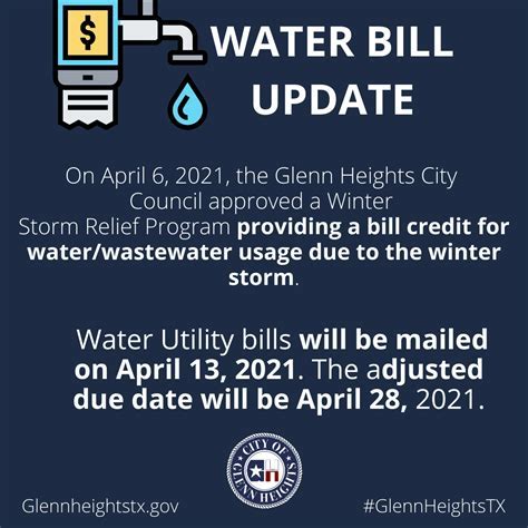 Glenn Heights Water Bill: A Comprehensive Guide for Residents