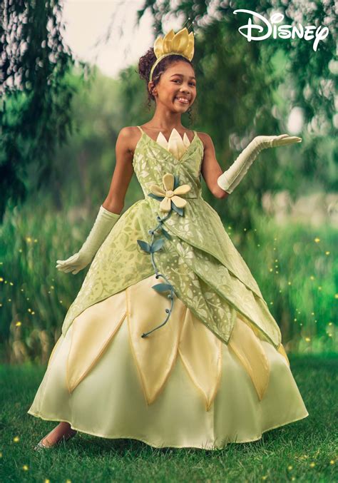 Glimmering in Gold: Tiana's Radiant Yellow Dress