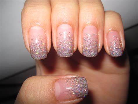 Glitter manicures