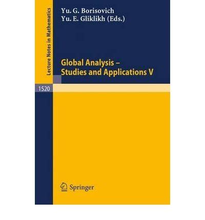 Global Analysis - Studies and Applications V 1st Edition Epub