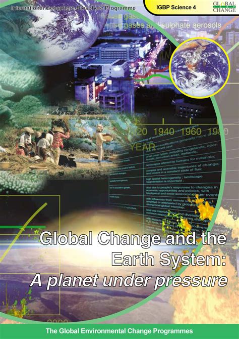 Global Change and the Earth System A Planet Under Pressure 2nd Printing Epub