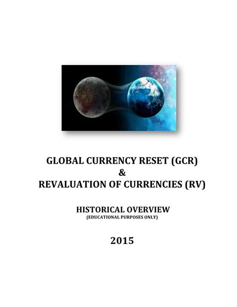 Global Currency Reset (GCR): A Comprehensive Guide to the Crypto Revolution