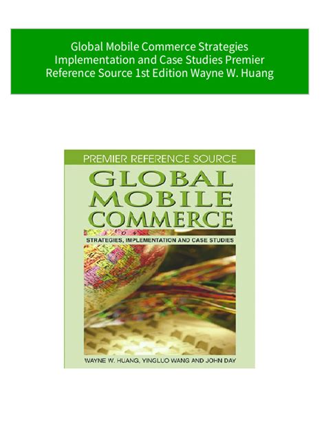 Global Mobile Commerce Strategies Implementation and Case Studies Epub