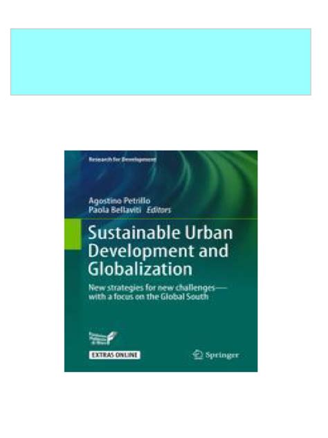 Globalization and Urban Development 1st Edition PDF