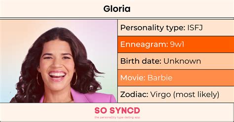 Gloria's Personality