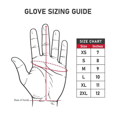 Glove Measurement Chart