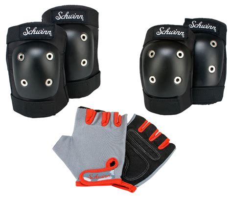 Gloves and knee pads: