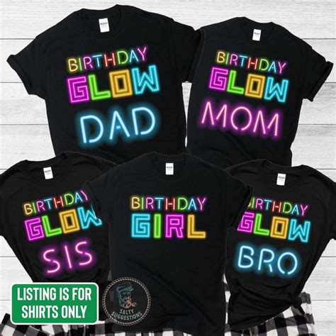 Glow Party Shirt Ideas to Illuminate the Night