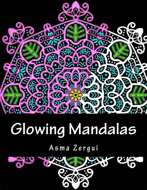 Glowing Mandalas Coloring Book Kindle Editon