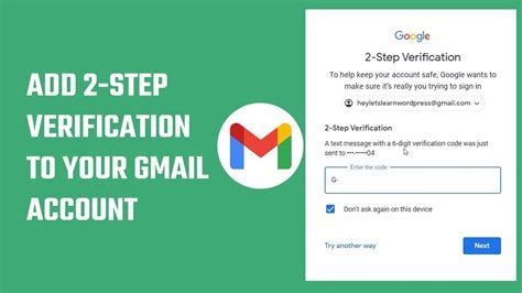 Gmail 2-Step Auth: 10,000+ Word Guide to Secure Your Account