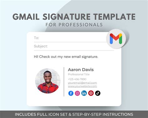 Gmail Signatures Template