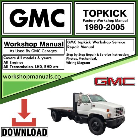 Gmc C5500 Topkick Repair Manual Ebook PDF
