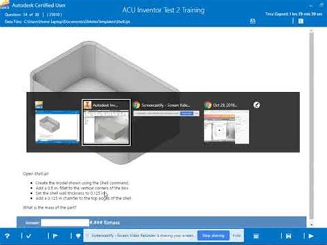 Gmetrix Autodesk Inventor Test Answers PDF