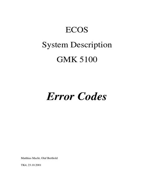 Gmk ecos eks error Ebook Kindle Editon