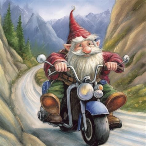 Gnome on a Motorcycle: An Exploration of Adventure