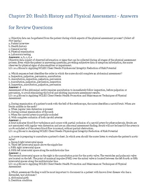 Go Hrw Lifetime Health Answers Chapter 20 PDF