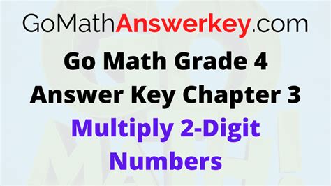 Go Math Grade 4 Answer Key Reader