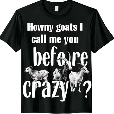 Goat T-Shirts: Unleash Your Inner Animal Style