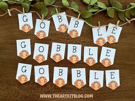 Gobble Gobble Printable