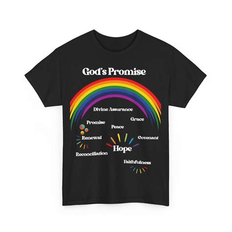 God's Promise Rainbow Shirt: A Symbol of Hope and Faith