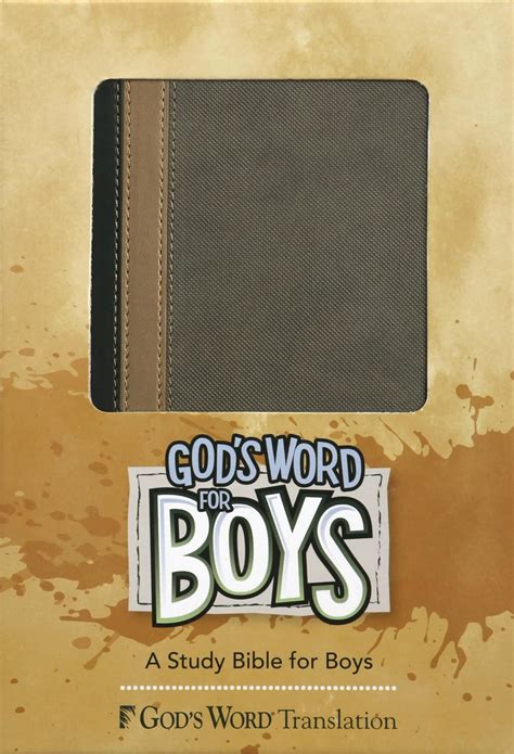 God's Word for Boys Hunter Green/Khaki Duravella Reader