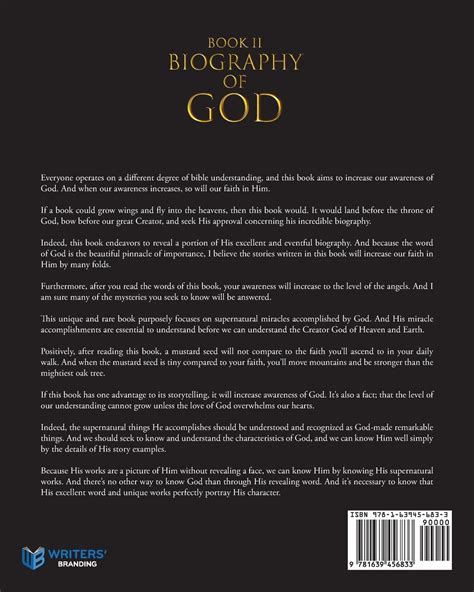 God A Biography Reader